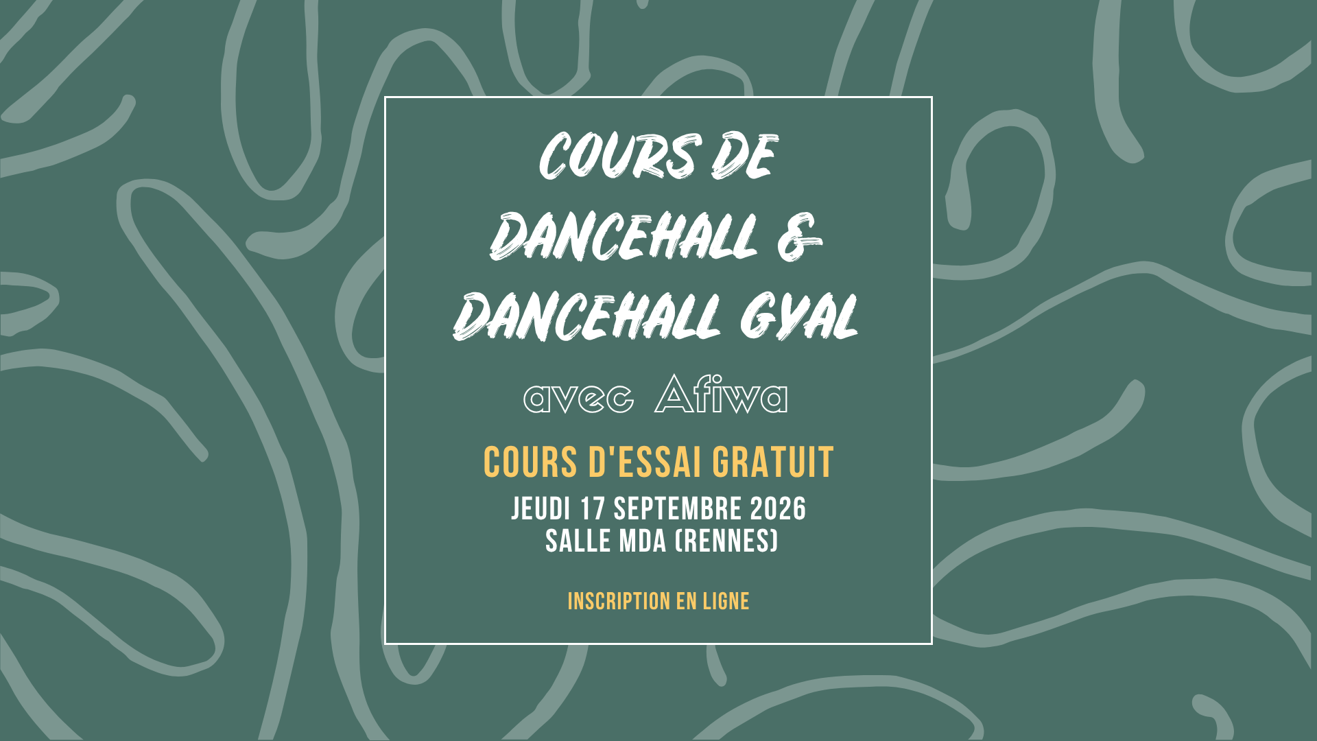 COURS D&rsquo;ESSAI – Dancehall & Dancehall Gyal