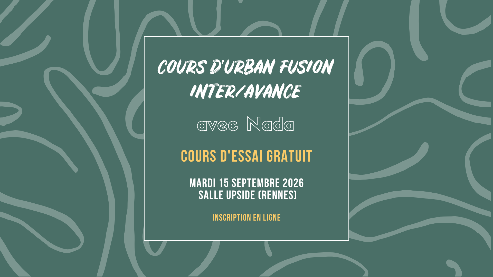 COURS D&rsquo;ESSAI – Urban Fusion Inter/Avancé